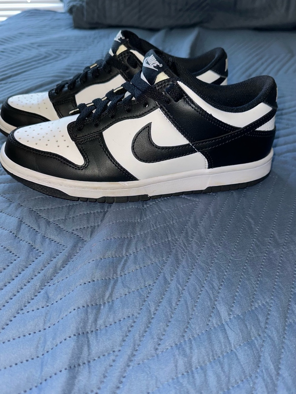 Nike Men’s Black and White Low-Top Sneakers